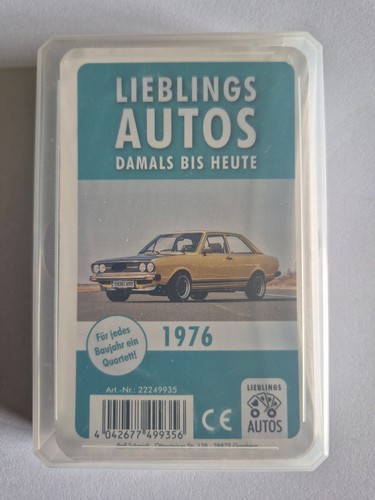 Auto quartett 1976 baujahr - auto,