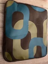Laptop Tasche Laptoptasche Türkis Braun  Gemustert Ca. 40x35x3 cm Schutzhülle