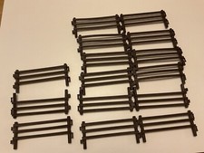 15x Schleich Weidezaun schwarz