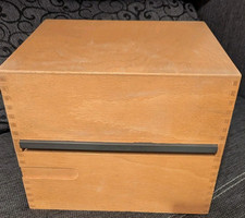 Karteikasten Holz fast