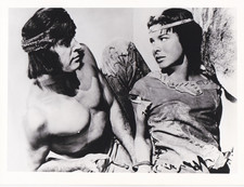 Jean Peters / Burt Lancaster, Film-/Pressefoto: Apache /Massai, 1954, Abzug 1994