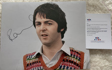 Paul McCartney Hand Signed The