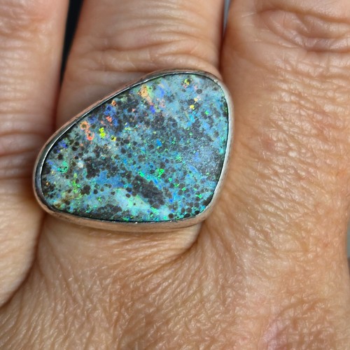 925 silber ring australischer - 925,