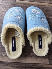 Lands End Slippers 6 Women New