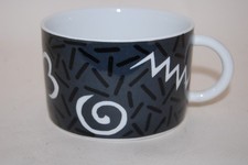 Cappuccinotasse Art Werk Ysenburg geometrisch schwarz Wächtersbach