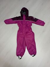 Color Kids Kombi Mädchen 104 Schneeoverall Schneeanzug lila/rot/Himbeer farben 