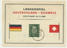 Sonderpostkarte Länderspiel