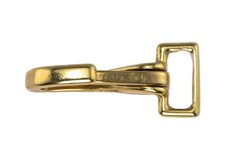 Zaumkarabinerhaken Messing