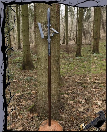 Larp stangenwaffe hellebarde - stangenwaffe,