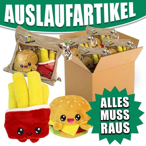 Plüsch burger und pommes - und,