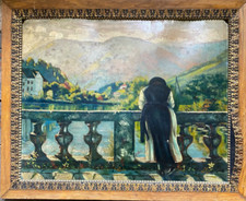 ::ÖLGEMÄLDE FRAU IN TRACHT