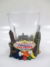 Las Vegas Shot Schnaps Glas Poly Souvenir Amerika USA mit Strip
