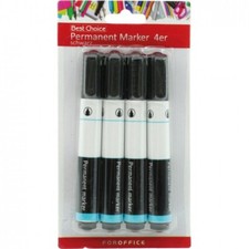 Permanentmarker 4er Set, Farbe