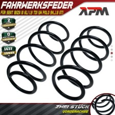 2x Federn Fahrwerksfeder Vorne