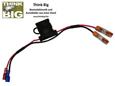✅Think Big Schnellverbinder Kabel für Echolot Stromkabel an Akku Faston Stecker✅
