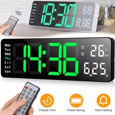 Große LED Digital Wanduhr