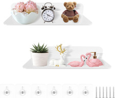 Kleines Wandregal 2er-Set