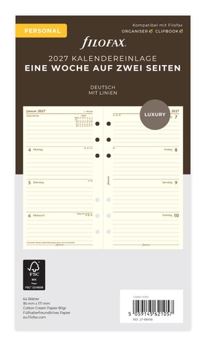Filofax 68458 personal - filofax, 27-68458