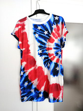 Damenkleid, NEU, Größe XL (44), Taschen, Fledermausärmel, Batikdruck