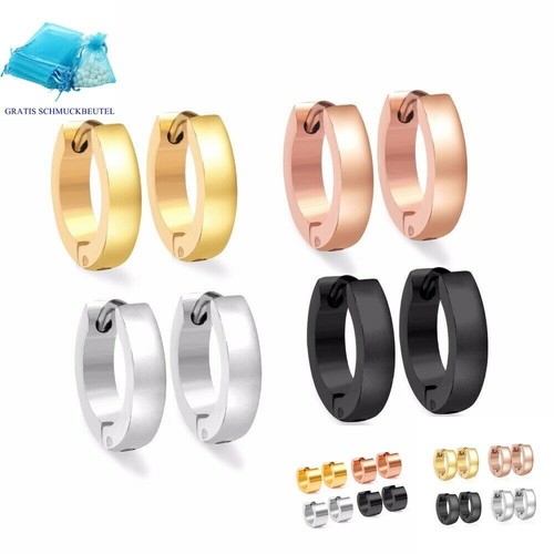 Creolen edelstahl gold - edelstahl,