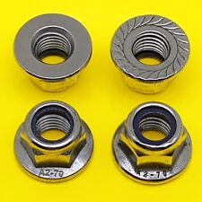 FLANSCHMUTTER SICHERUNGSMUTTER SELBSTSICHERND MUTTER EDELSTAHL DIN 6926 M4 - M12