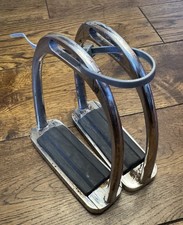 4" Harvey Smith Edelstahl-Sicherheitssteigbügel mit seitlicher Öffnung