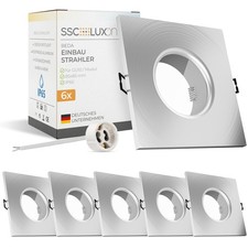6er Set IP65 Einbaustrahler