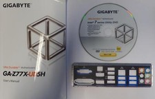Gigabyte GA-Z77X-UD5H Handbuch - Blende - Treiber CD   #40296