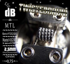 4x Brunhild MTL Twisted Coil Handmade