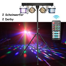 Bühnenlicht set mit Stativ 2x