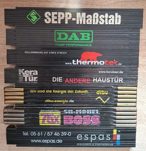 Stück schwarz zollstock - 7,