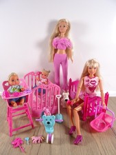 Simba Toys Steffi Love Fantasy-Spielset 2 Puppen + Zwillinge + Zubehör (18783)