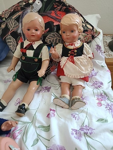 Schönes altes puppenpaar - schönes, von