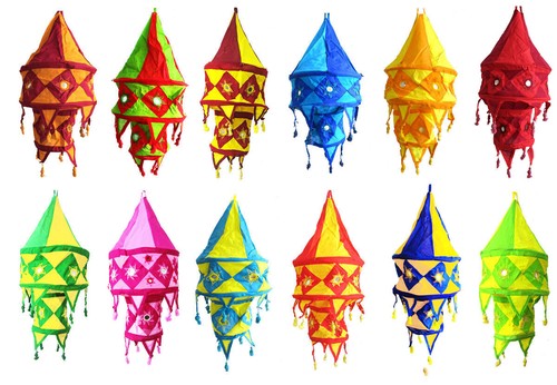 Stofflampe hängelampe goa - hängelampe,
