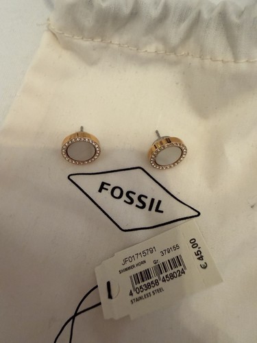 Fossil ohrringe stecker strass - stecker,