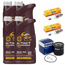 Zündkerzen Ölfilter 4L Öl