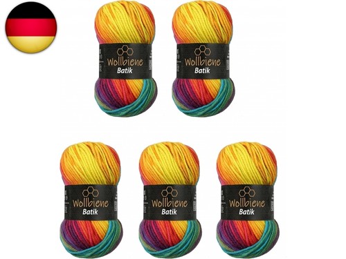100g wollbiene batik 500 - x,