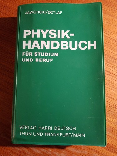 Physik handbuch für studium - physik-,