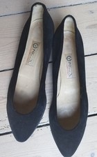 Pollini Gr. 42 schwarz Wildleder