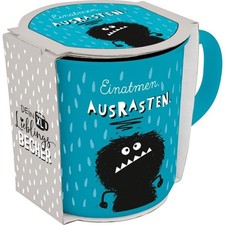 sheepworld Porzellan Henkelbecher Extragroßer Lieblingsbecher - Einatmen 550ml