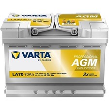 VARTA PROFESSIONAL AGM LA70 Starterbatterie 12V 70Ah 760A/EN B13 Batterie