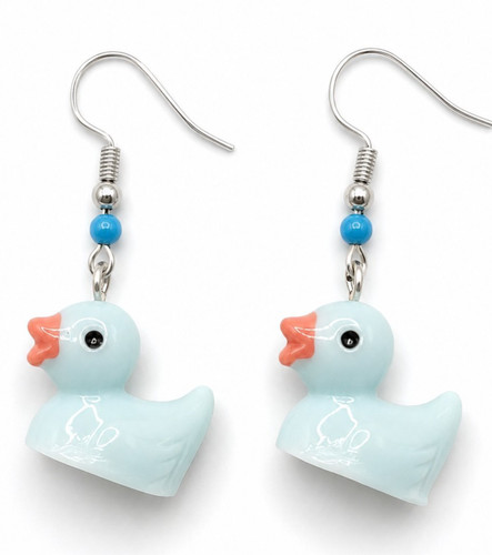 Blau enten entchen - entchen, ohrringe