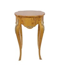 Kleiner Tisch Modell Alaska IN Holz Birke Art Deco Radica für Innenraum Möbel