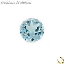 Sky Blautopas Rund Facettiert