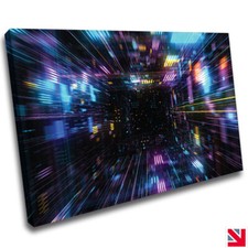 Neon Line Art Abstrakt