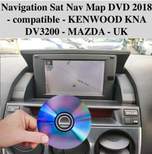 Navigation Navi Karte DVD 2018 - kompatibel - KENWOOD KNA DV3200 - MAZDA - UK