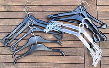 15 Kinderkleidung - Kleiderbügel Bügel verschieden, Breite ca.30-37cm, weiß schw