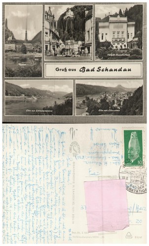 Bad schandau 1968 antike - bad,