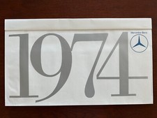 Großer unbenutzter neuer Mercedes Kalender von 1974 OVP selten !