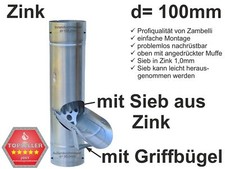 Zink Regenrohrklappe mit Zink